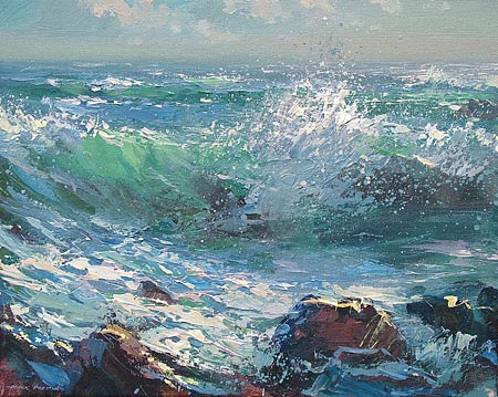 Mark Preston - Sunlit Wave, Priest's Cove