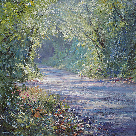 Sunlit Tree Tunnel, Ashleyhay